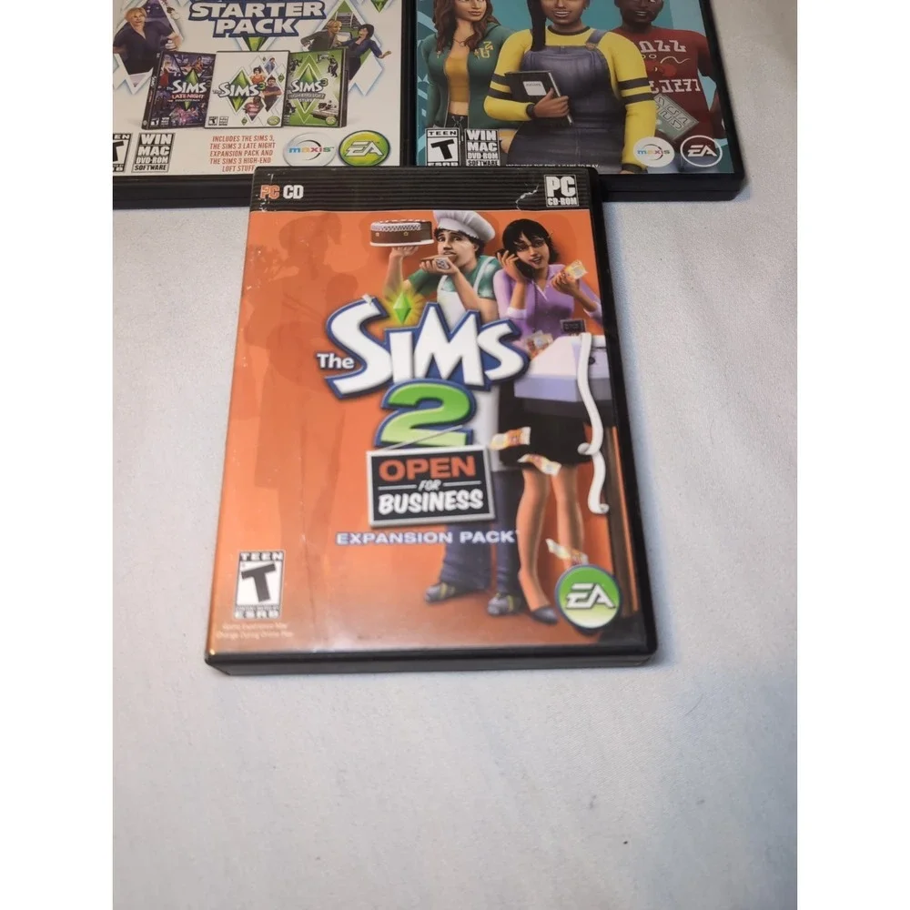Sims PC Games The Sims 3 Starter Pack, Sims 4, Sims 2 Open For Business